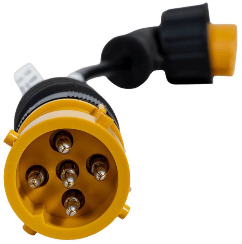 Adapter bajonet 5-PIN złącze kątowe ASS2 7-PIN ASPÖCK przejściówka lewa 1 szt.