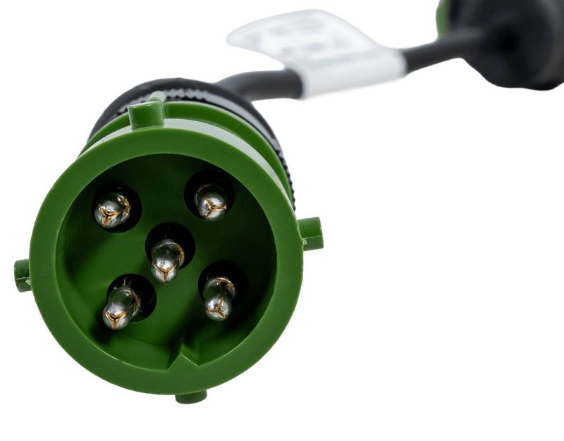 Adapter bajonet 5-PIN złącze kątowe ASS2 7-PIN ASPÖCK przejściówka prawa 1 szt.