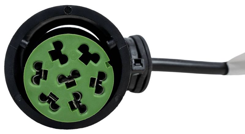Adapter bajonet 5-PIN złącze kątowe ASS2 7-PIN ASPÖCK przejściówka prawa 1 szt.