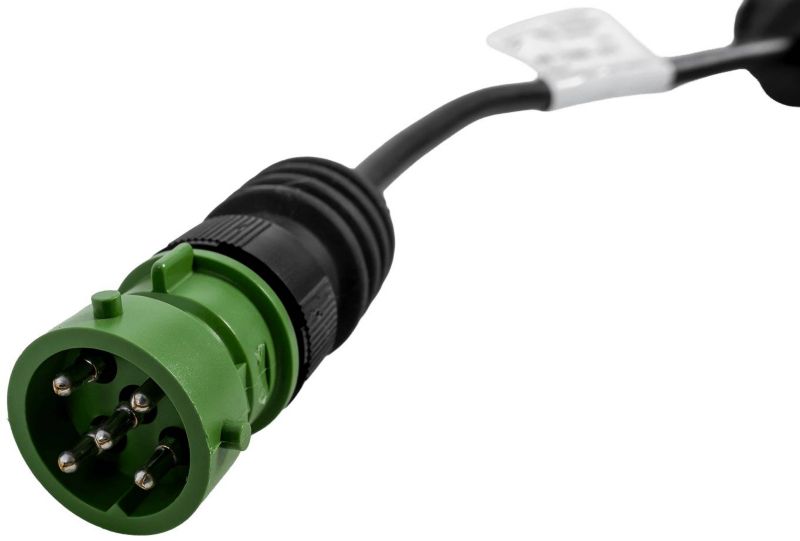 Adapter bajonet 5-PIN złącze kątowe ASS2 7-PIN ASPÖCK przejściówka prawa 1 szt.
