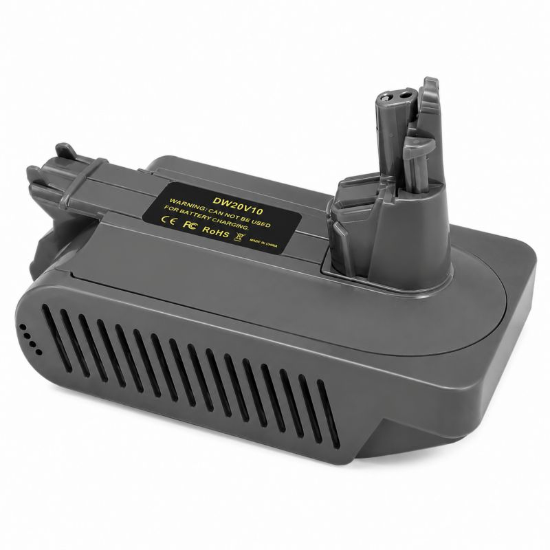Adapter Baterii Zamiennik - Kompatybilny z Akumulatorami Dewalt 18V/20V/60V, Do Odkurzaczy Dyson V10, Tworzywo ABS, 1 szt.