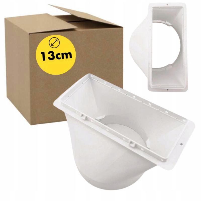 Adapter do rury klimatyzatora przenośnego Mission Air średnica 13cm, prostokątne zakończenie 1 szt