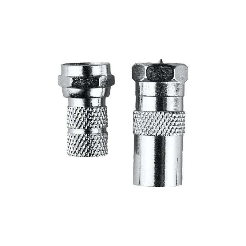 Adapter DPM Solid wtyk - F gniazdo TV - wtyk F