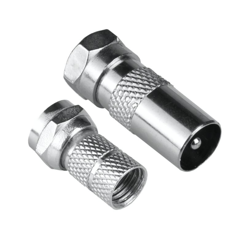 Adapter DPM Solid wtyk F - wtyk TV + wtyk F