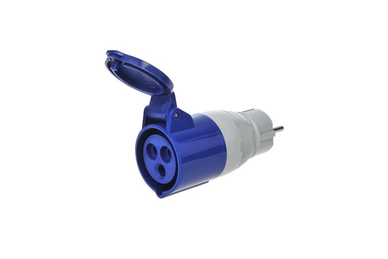 Adapter zasilania do CEE 16A z gniazdem ze stykiem ochronny ProPlus 373518 1 szt.