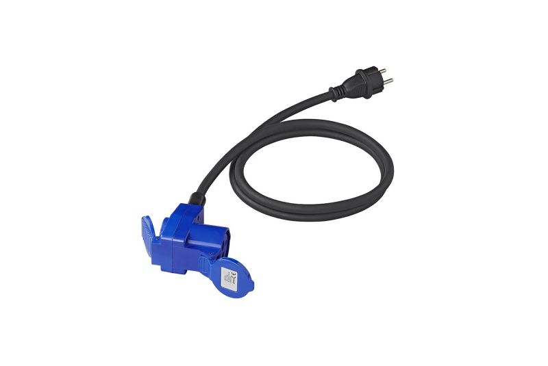 Adapter zasilania do CEE ProPlus z gniazdem Schuko 16A IP44 kabel 150 cm 1 szt.