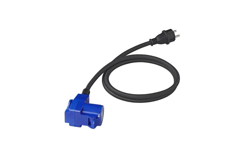 Adapter zasilania do CEE ProPlus z gniazdem Schuko 16A IP44 kabel 150 cm 1 szt.