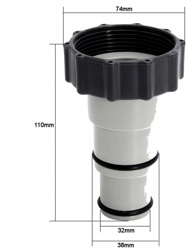 Adaptery do węża basenowego 32/38mm Coil do basenu akcesoria do pomp 2szt