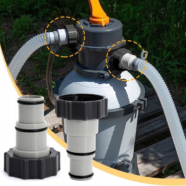 Adaptery do węża basenowego 32/38mm Coil do basenu akcesoria do pomp 2szt
