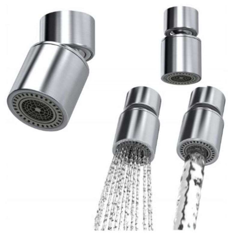 Aerator stalowy Quadron m22x1 2-funkcyjny odporny na przebarwienia 1 szt.