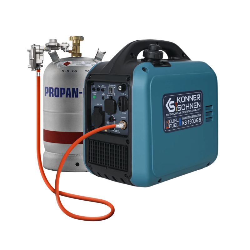 Agregat generator prądotwórczy inwertorowy Könner & Söhnen 1900W 3.2 KM 1szt