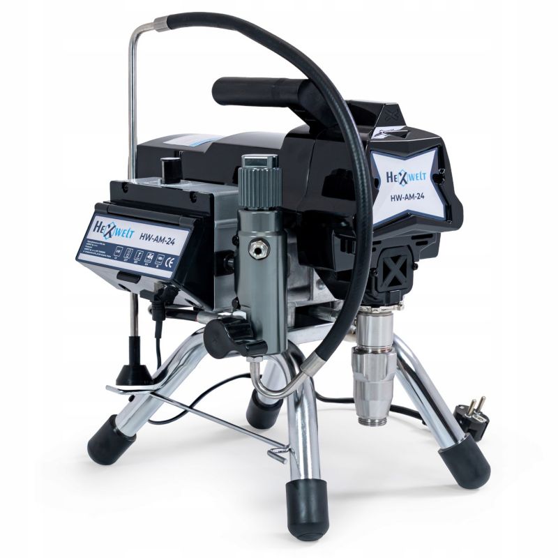 Agregat malarski Airless HEXWELT 1300 W 227 bar 2,4 l/min z pistoletem i wężem 15 m 1szt
