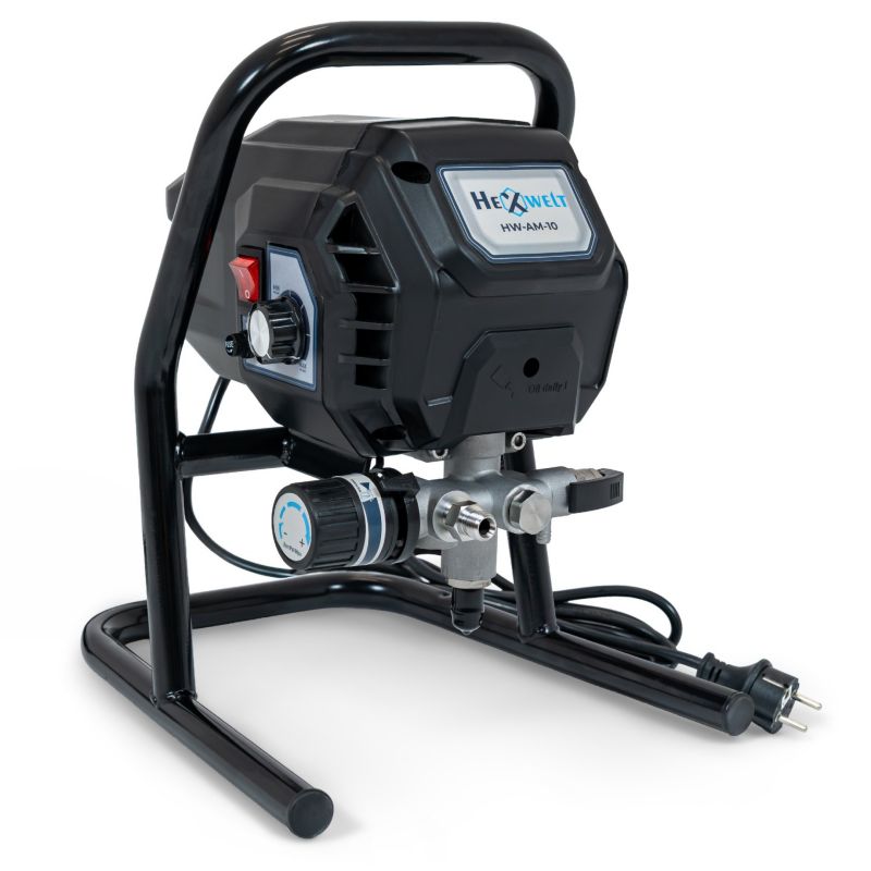 Agregat malarski Airless HEXWELT HW-AM-10 700 W 200 bar z pistoletem i wężem 7,5 m 1szt.