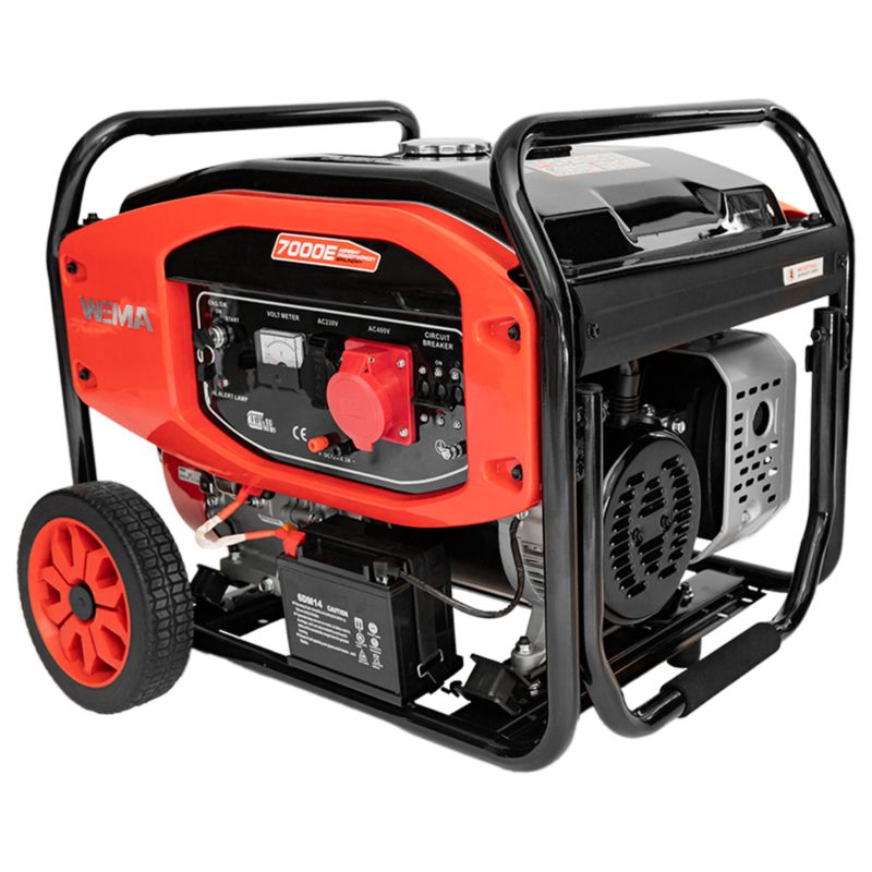 Agregat prądotwórczy WEIMA WM7000E generator trójfazowy 230/400 V moc 6000 W 1 szt.