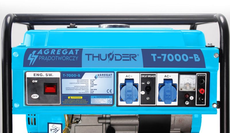 Agregat prądotwórczy Thunder T-7000 B