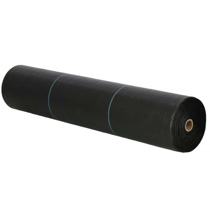 Agrotkanina antychwastowa Springos 90g.m2 czarna mata 1,6x50 m 1 szt.