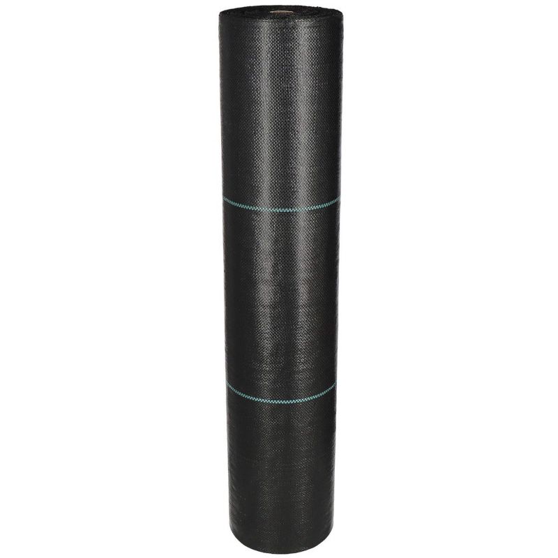Agrowłóknina antychwastowa Springos agrotkanina 70g czarna mata gruba 1,1x100m + kotwy mocujące 100 szt. kołki 1 kpl.