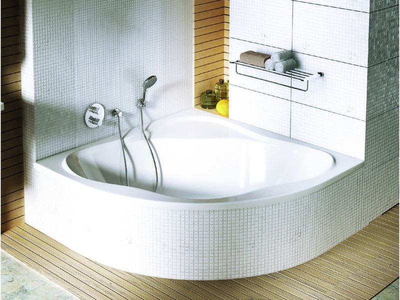 Akrylowa narożna wanna Ravak NewDay 150x150 snowwhite 1szt