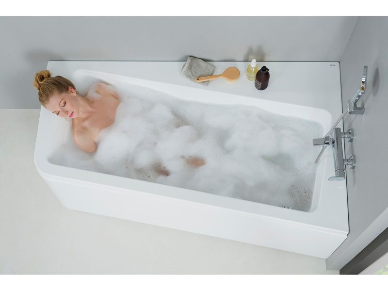 Akrylowa wanna asymetryczna Ravak 10 160x95 P snowwhite 1 szt