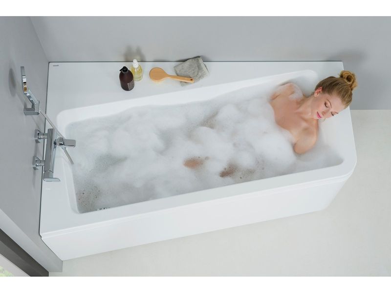 Akrylowa wanna asymetryczna Ravak 10 170x100 L snowwhite 1 szt