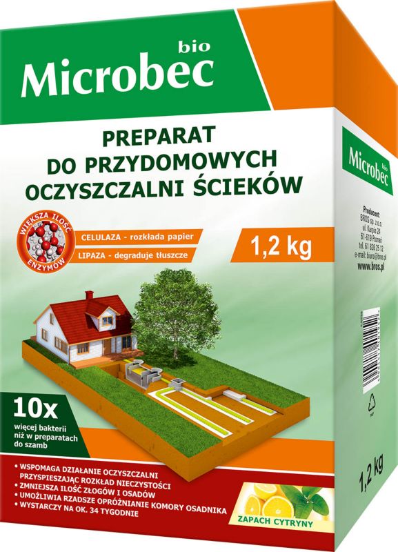 BIOMAT7000 まとめ売り Aktywator do przydomowych oczyszczalni ścieków Bros Microbec Bio 1
