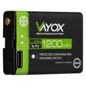 Akumulator do latarek czołowych Vayox VA0255 1200mAh 1 szt.