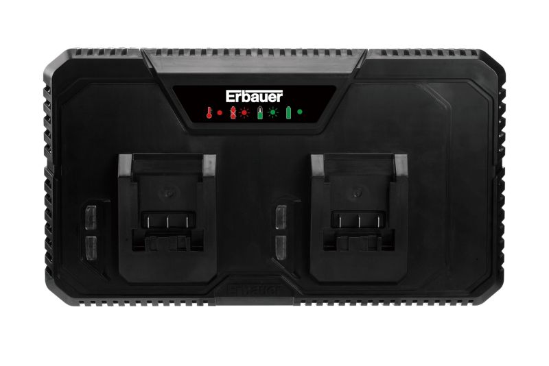 Akumulator Erbauer 2 x 5 Ah z ładowarką