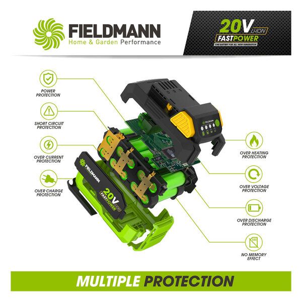 Akumulator Fieldmann FDUZ 79020   2Ah do Serii urzadzeń FAST POWER 20V 1szt