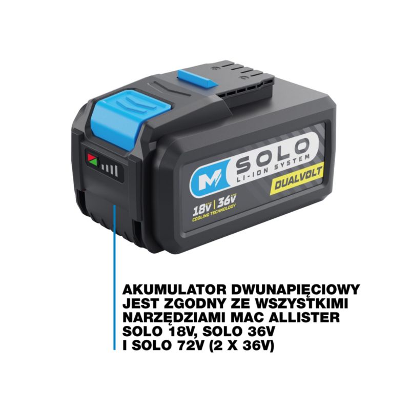 Akumulator Mac Allister 36/18V 4,0/8,0 Ah
