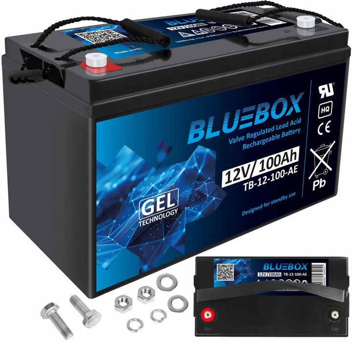 Akumulator Texas Bezobsługowy 12V 100 Ah Bluebox 1 szt.
