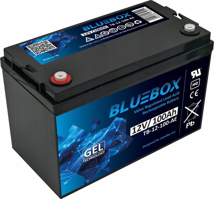 Akumulator Texas Bezobsługowy 12V 100 Ah Bluebox 1 szt.