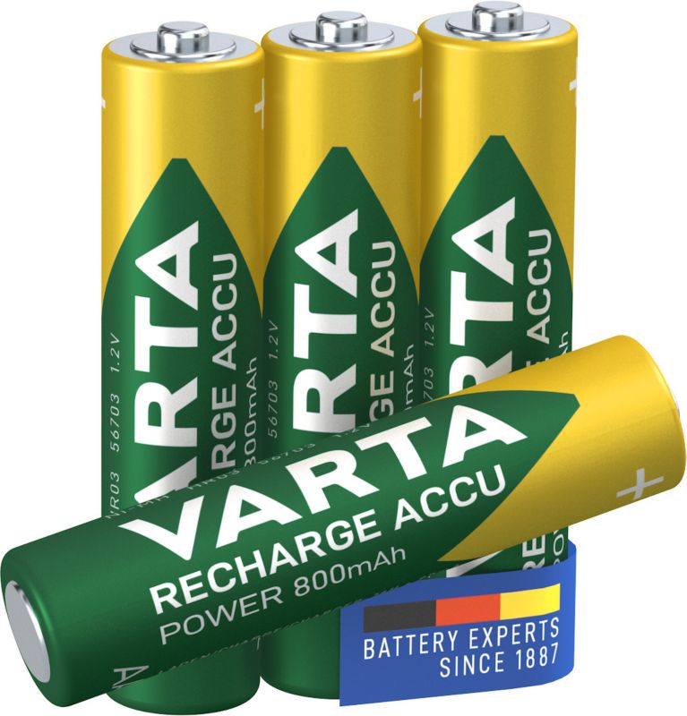 Akumulatorek Varta Recharge ACCU Power AA 800 mAh 4 szt.