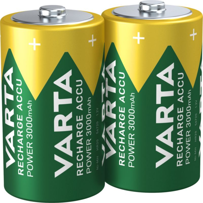 Akumulatorek Varta Recharge ACCU Power D 3000 mAh 2 szt.