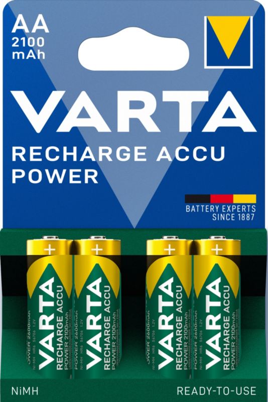 Akumulatorki VARTA Recharge Accu Power AA 2100 mAh 4 szt.