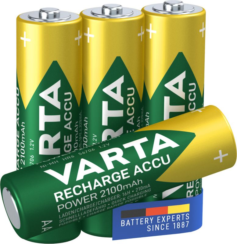 Akumulatorki VARTA Recharge Accu Power AA 2100 mAh 4 szt.