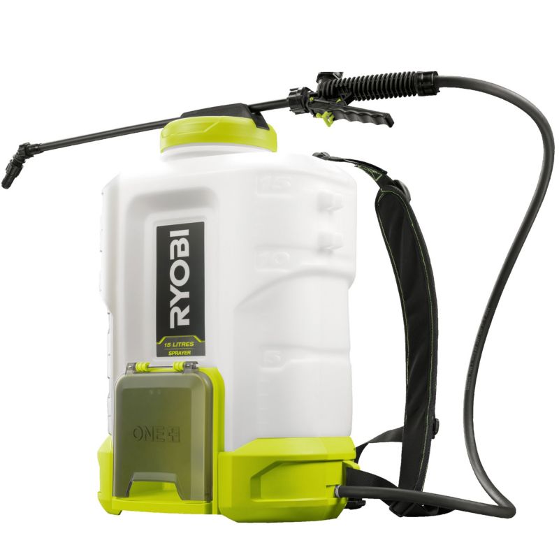 Akumulatorowy Plecakowy Opryskiwacz Ogrodowy z Lancą RYOBI 15L 1szt.