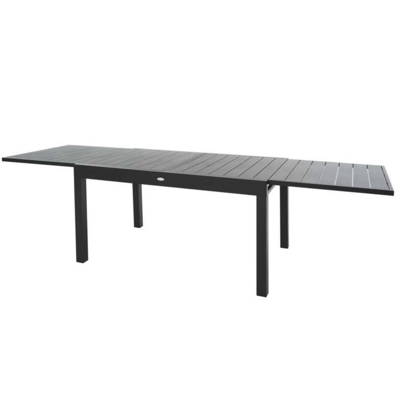 Aluminiowy stół ogrodowy rozkładany 135-270x90 cm di volio Galipo Szary 1 szt.