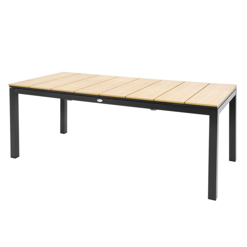 Aluminiowy stół ogrodowy rozkładany 200-300x95 cm di volio Barleta Beżowy 1 szt.