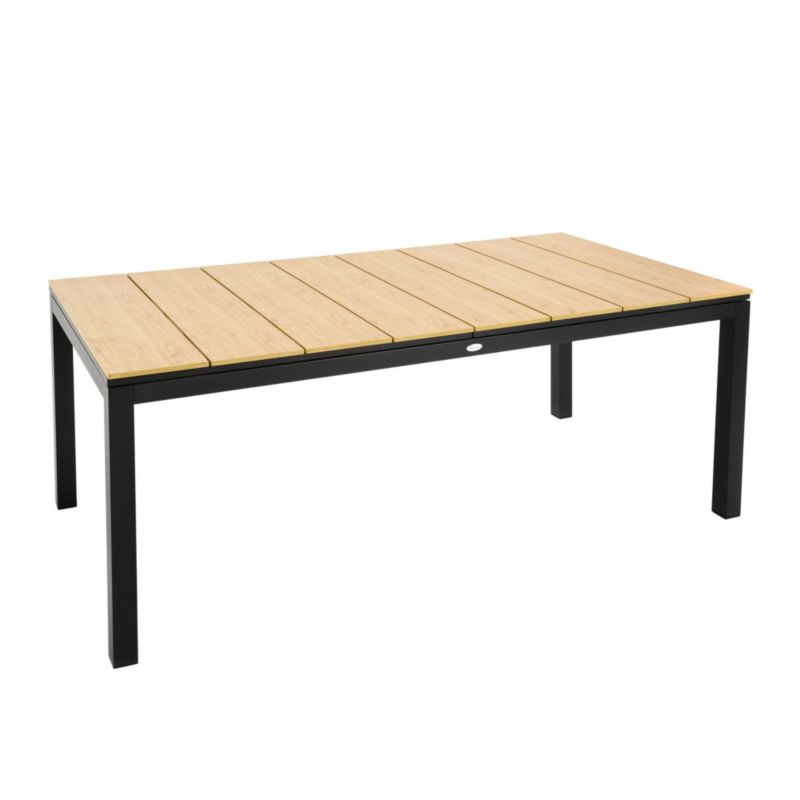 Aluminiowy stół ogrodowy rozkładany 200-300x95 cm di volio Barleta Beżowy 1 szt.