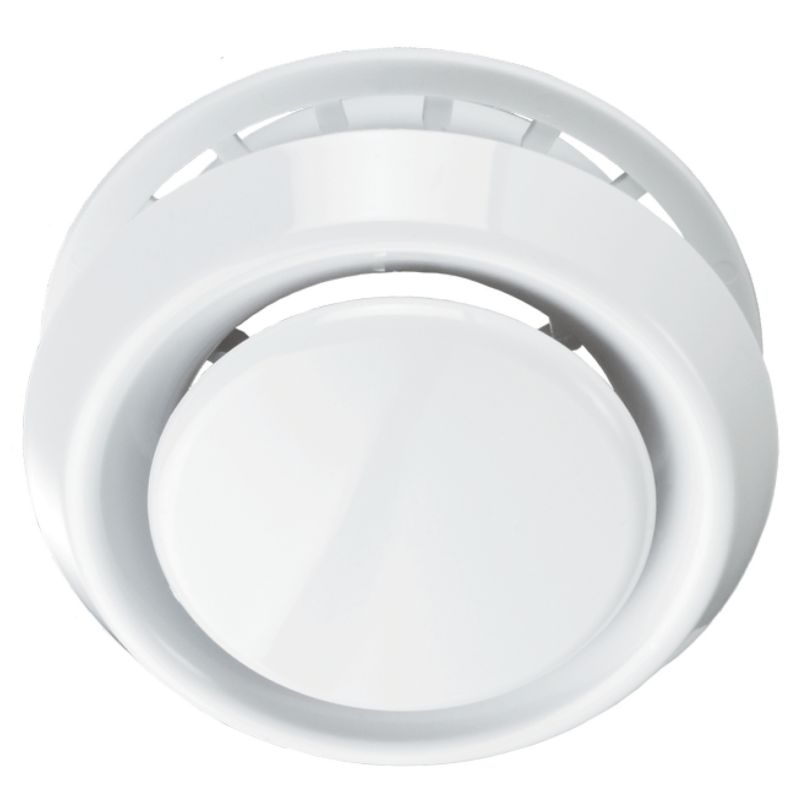 Anemostat z kołnierzem Vents 125 mm