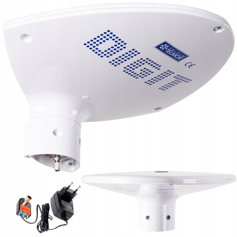 Antena DVB-T Telmor Digit Activa biała 5G Protected UHF 1 szt.