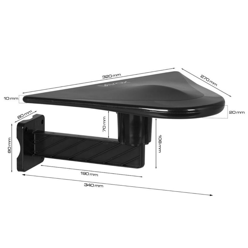 Antena kierunkowa Vayox VA0023 DigiActiv VHF UHF DVB-T2 4K filtr LTE 5G 1 szt.
