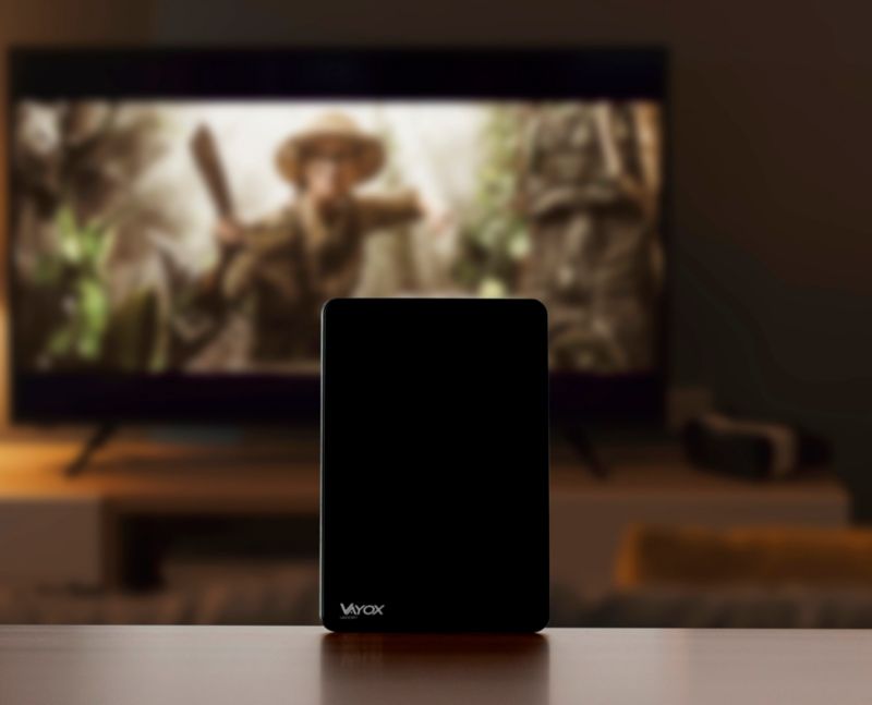 Antena pokojowa Vayox VA0091 aktywna wzmacniacz USB DVB-T2 1 szt.