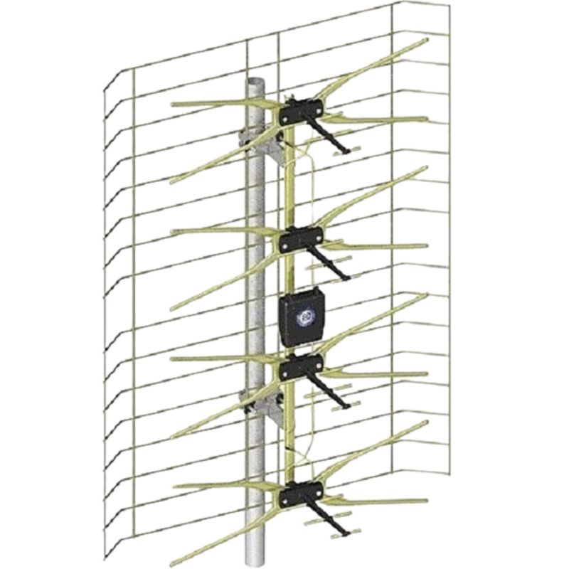Antena Zewnętrzna Vayox Szerokopasmowa DVB-T/T2 MUX8 55 dB Bx11856 1 Szt