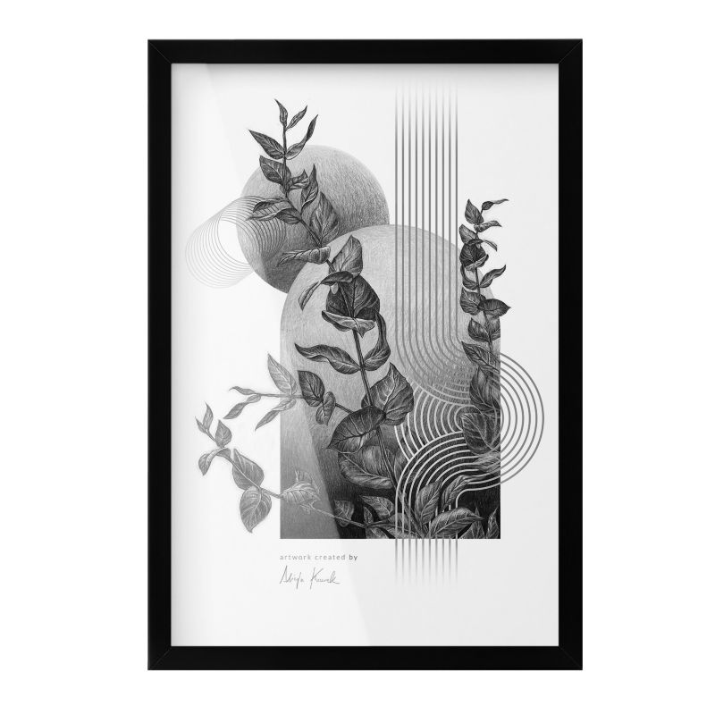 Antyrama ArtPrintCave 40x60 cm Czarna ramka Elegancka 1szt.