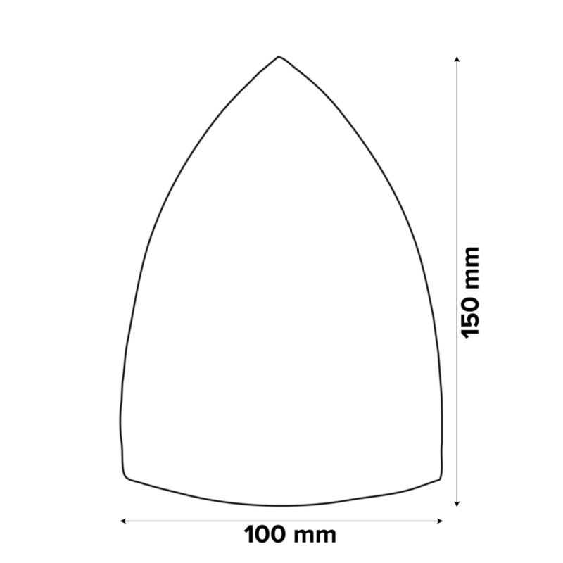 Arkusz ścierny Universal 150 x 100 mm P120 z otworami 5 szt.