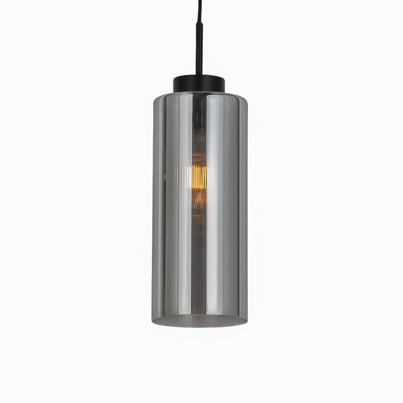 Artdeco lampa wisząca z kloszem (1 punkt) Qazqa Laura 12 szary max 40W kompatybilny z żarówką LED E27  1 szt.
