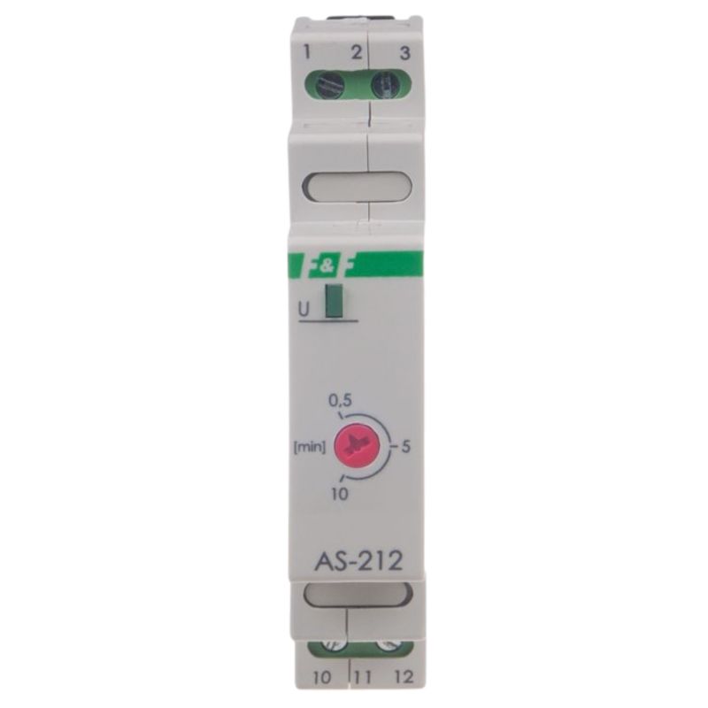 Automat Schodowy F&F As-212 16A 230V Ac Montaż Na Szynę Th35 1 Szt