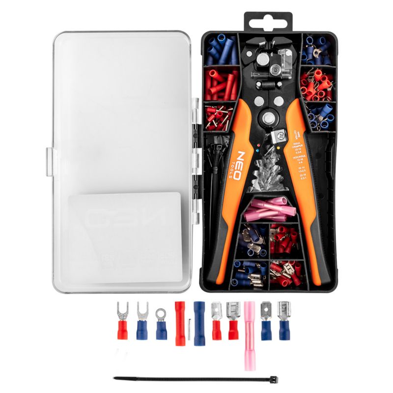 Automatyczny ściągacz izolacji NEO TOOLS 200mm, czołowy +