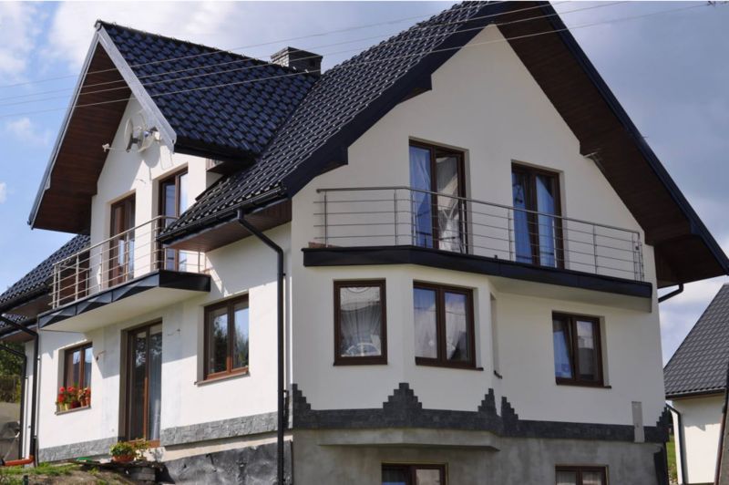 Balustrada balkonowa AVIS, barierka schodowa 4 x fi12 mm, stal nierdzewna, szlifowana, długość 1,20 m